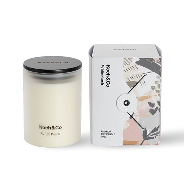 Fragrance Soy Candle White Peach (8x10.5cmH) 350g