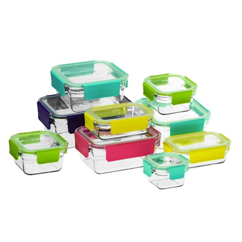 Container Set - GLASSLOCK Premium (9Pcs)