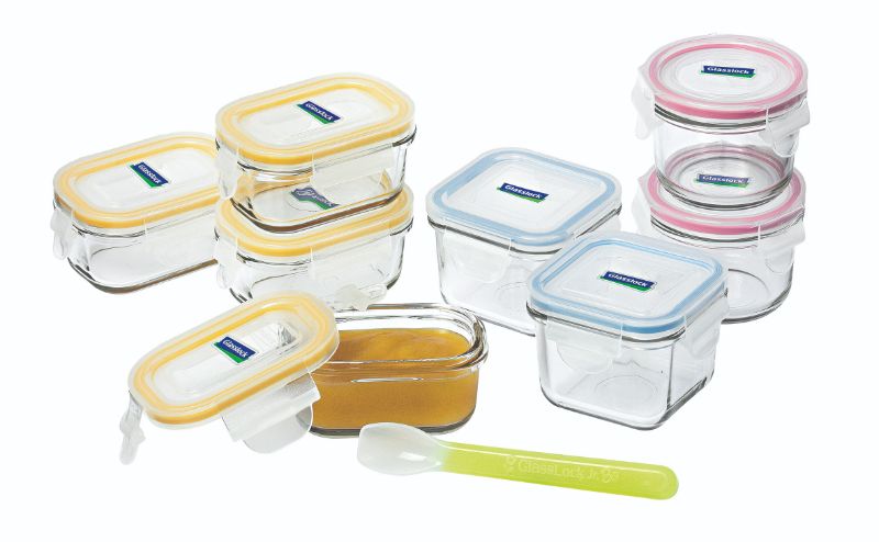 Baby Set and Spoon - GLASSLOCK Rectangle / Square / Round (9Pcs)