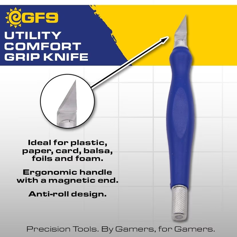 Gale Force 9: Precision Hobby Tools  - Utility Comfort Grip Knife