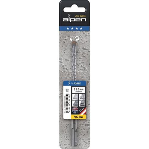 Alpen Series 817 SDS Plus 2 Flute Masonary Drill  - ,L160/100,? 9.0