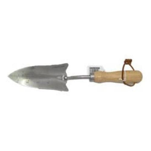 Omni Stainless Steel Transplanter Trowel With Wooden Handle