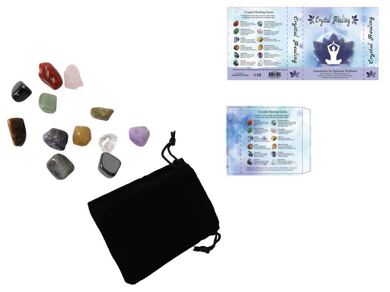 Crystals Healing Gems Gift Pack