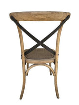 Cross Back Chair Metal Cross - 490 X 520 X 880