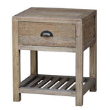 Side Table - Reclaimed Oak - 450 X 400 X 550
