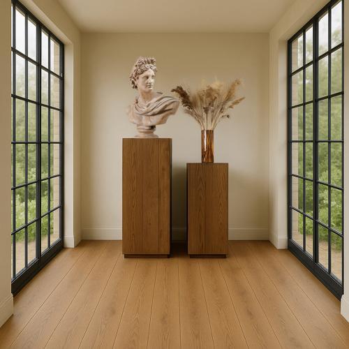 Elm Plinth - Medium - 350 X 350 X 760