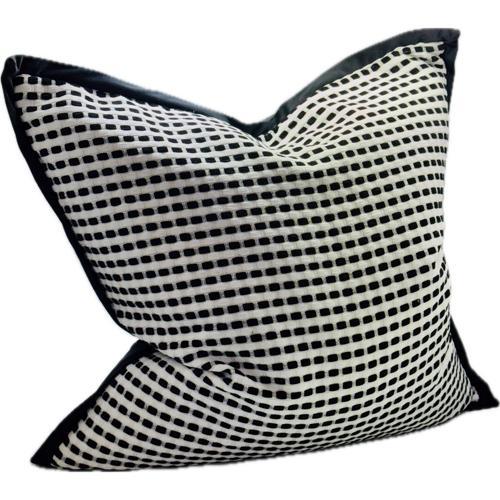 Snugg & Co. Cushion Cover - Jacquard Cushion Cover - Black White Jacquard