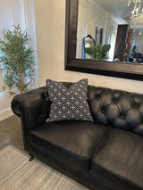 Snugg & Co. Cushion Cover - Jacquard Cushion Cover - Black White Jacqua - CO4019