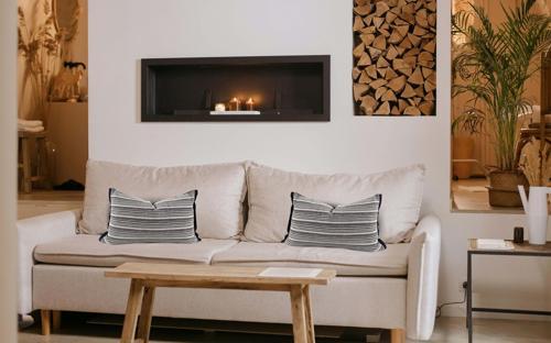 Cushion Cover - Tribal - Black / Linen - 400 X 600