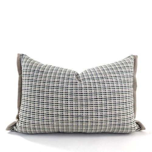 Cushion Cover - Tweed - Chequered / Natural - 400 X 600