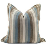 Snugg & Co Cushion Cover - Ralph Stripe Massimostripe Teal / Natural