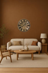 Round Gear Clock - 600 X 600 X 80 - KA8010