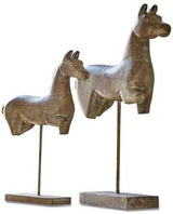 Wooden Horse Set of 2