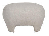 Elle Ottoman - Eggshell