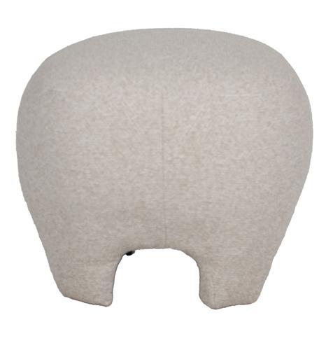 Elle Ottoman - Eggshell