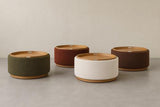Miami Tray Ottoman Xl Withwood Base - Seashell