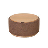 Miami Tray Ottoman Xl Withwood Base - Tobacco