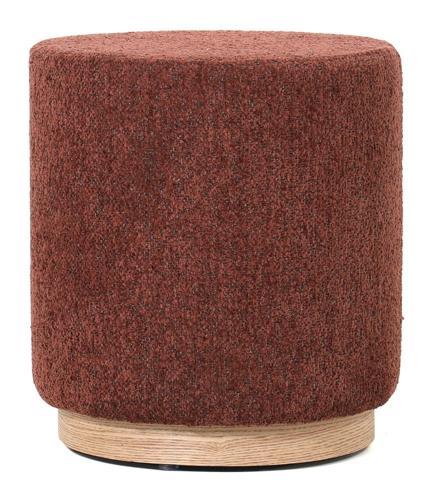 Miami Ottoman Withwood Base - Burnt Ochre