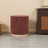 Miami Ottoman Withwood Base - Burnt Ochre