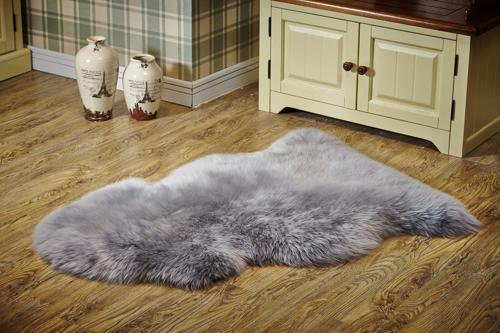 Kaikoura Long Wool Single NZ Sheepskin - Grey