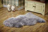 Kaikoura Long Wool Single NZ Sheepskin - Grey