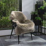 Kaikoura Long Wool Single NZ Sheepskin - Taupe