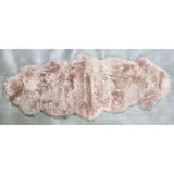 Kaikoura Long Wool Double NZ Sheepskin - Rose
