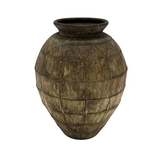 Antique Metal Urn - 450 X 255 X 590