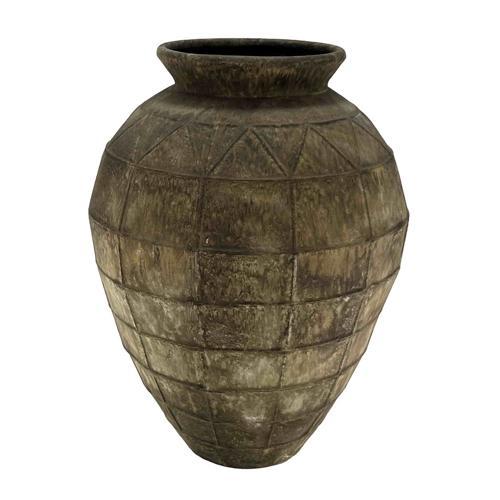 Antique Metal Urn - 490 X 255 X 590