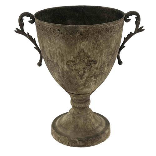 Antique Metal Urn - 470 X 360 X 540