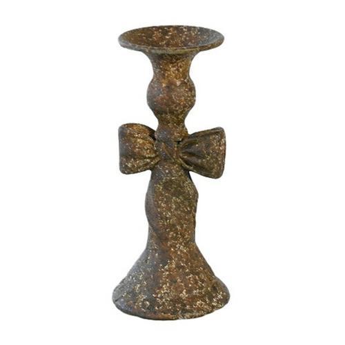 Antique Metal Candle Holder - 75 X 75 X 165