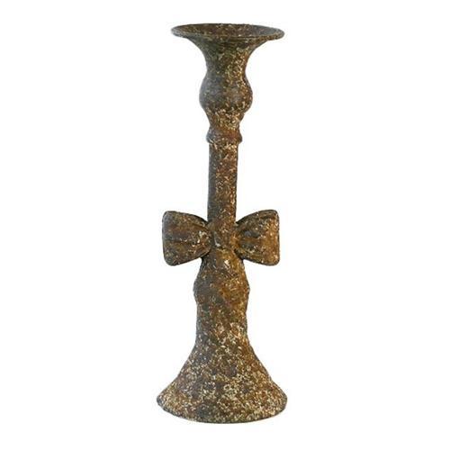 Antique Metal Candle Holder - 75 X 75 X 215