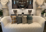 Linen Cushion Cover - Dk. Green - 550 X 550