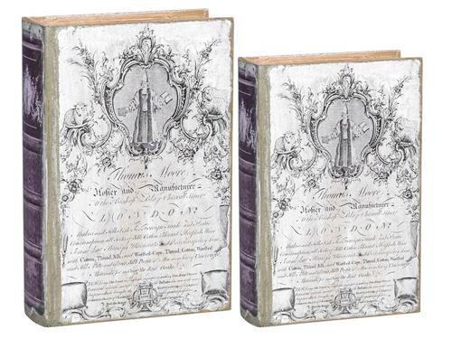 Book Boxes Set of 2 - 270 X 180 X 76