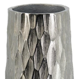 Dimond Texture Aluminium Vase - 190 X 190 X 590