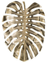 Gold Aluminium Leaf Bowl / Plaque - 630 X 440 X 50