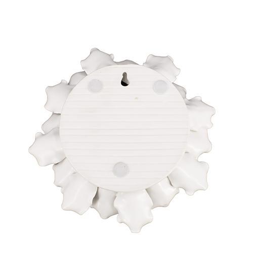 Ceramic White Flower Wall Décor