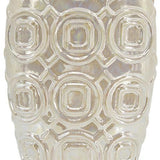 Shelby Short Iridescent Glaze Ceramic Vase