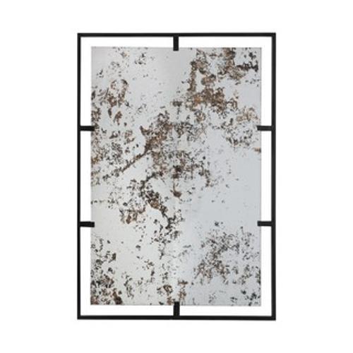 Antique Mirror with Metal Frame - 560 X 810 X 15