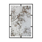 Antique Mirror with Metal Frame - 560 X 810 X 15