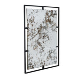 Antique Mirror with Metal Frame - 560 X 810 X 15
