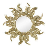 Gold Sunburst Mirror - 950 X 950 X 30