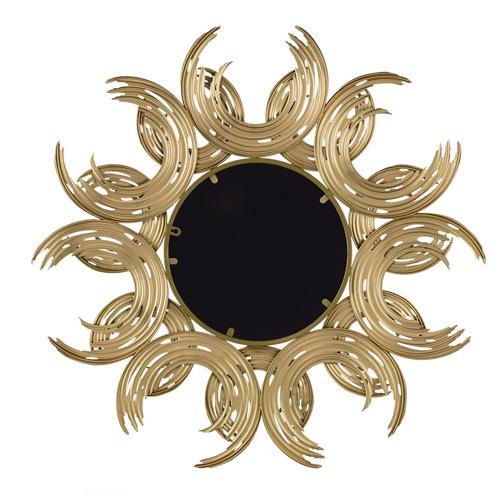 Gold Sunburst Mirror - 950 X 950 X 30