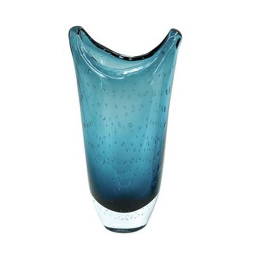 Blue Glass Vase - 205 X 90 X 350