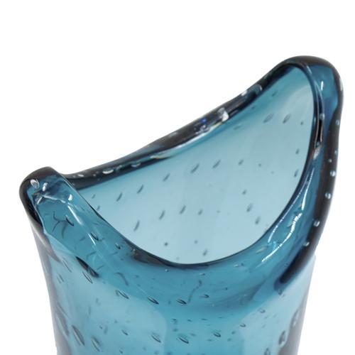 Blue Glass Vase - 205 X 90 X 350