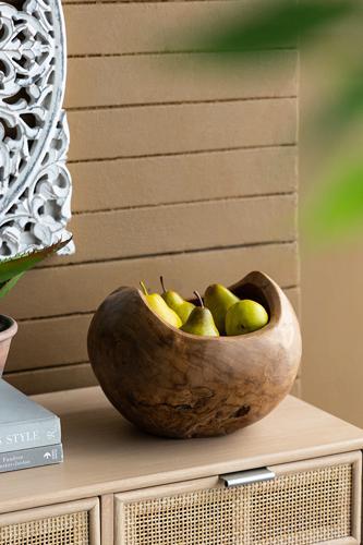 Teak Bowl - 300 X 300 X 270