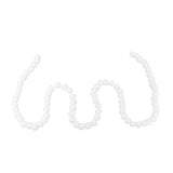 White Wood Beads