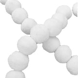 White Wood Beads