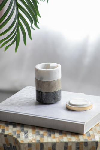 Stackable Storage Jars with Lid Set of 3