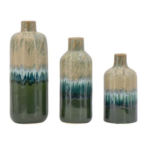 Ceramic Vase Set of 3 - 140 X 140 X 375